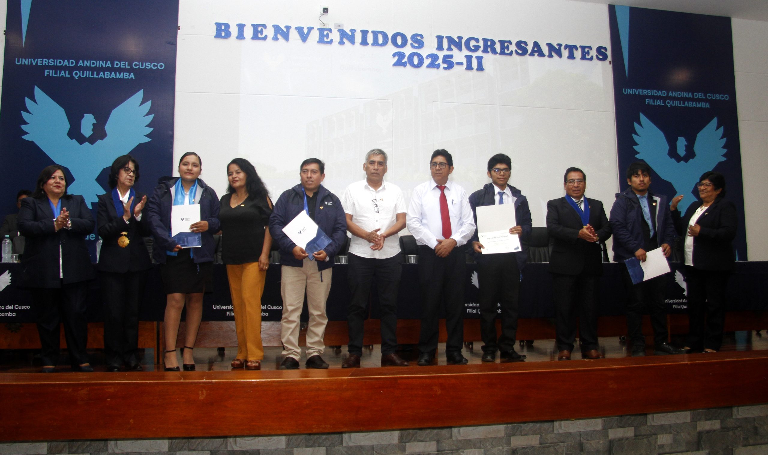 Bienvenida a los cachimbos 2025-II en la Filial Quillabamba