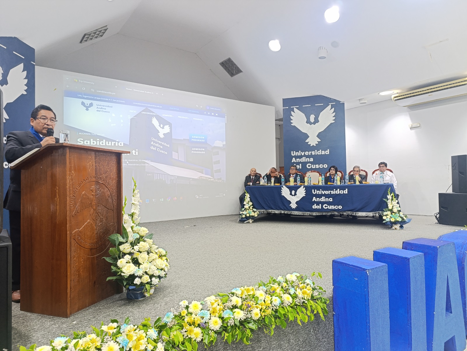 Bienvenida a cachimbos 2026-I en la filial Puerto Maldonado