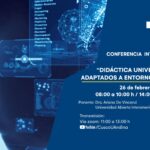 Conferencia internacional: Didáctica universitaria adaptados a entornos virtuales