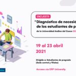 Encuesta diagnóstico de necesidades de los estudiantes de pregrado