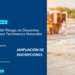 Curso de "Formación en Evaluación de Riesgo de Desastres originados por Fenómenos Naturales"