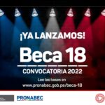 Beca 18 - concurso 2022