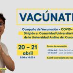 20 y 21 de abril - Campaña de vacunación contra el COVID-19