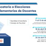 Convocatoria a Elecciones Complementarias de docentes 2022