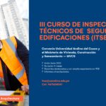 III Curso de especialización para inspectores técnicos de seguridad en edificaciones (ITSE)
