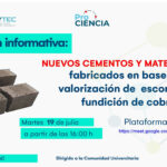 Exposición informativa nuevos cementos y materiales