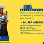Convocatoria presentación de artículos científicos en Revista Mujer Andina
