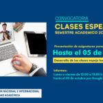 Convocatoria a clases espejo 2022-II