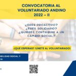 Convocatoria al voluntariado andino 2022-II