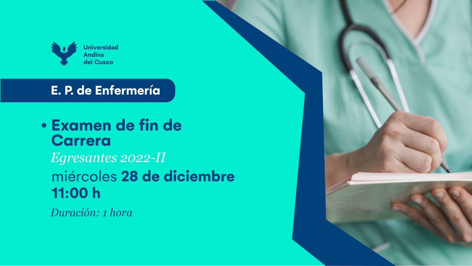 Enfermería – Examen fin de carrera 2022-II – Universidad Andina del Cusco |  UAC