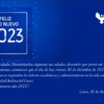 Comunicado: sobre suspensión de actividades 30 de diciembre de 2022