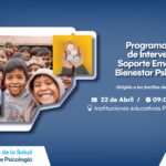 Programa integral de intervención de soporte emocional y bienestar psicológico - Poroy