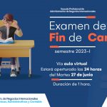 Negocios Internacionales – Examen fin de carrera 2023-I