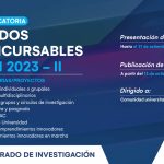 Convocatoria a fondos concursables VRIN 2023-II