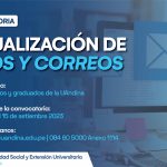 Convocatoria: Actualización de datos y correos