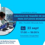 Conferencia virtual: Cálculo de tamaño de muestra para estudios biomédicos