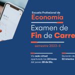 Economía – Examen fin de carrera 2023-II