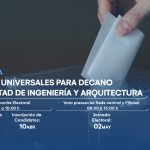 Convocatoria a Elecciones Universales para Decano de la Facultad de Ingeniería y Arquitectura 2024