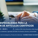 Taller: Asesoría especializada para la redacción de artículos científicos