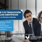Curso taller: Redacción y/o traducción de artículos científicos – Facultad de Ingeniería y Arquitectura
