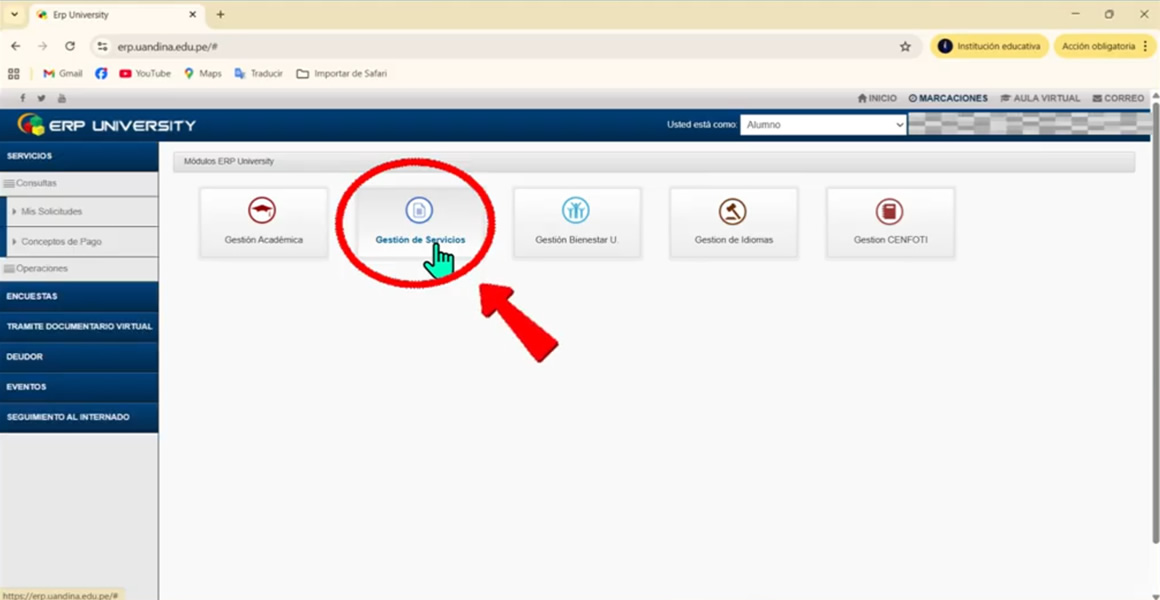 Como realizar pagos programados en la Universidad Andina del Cusco
